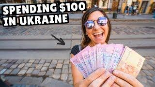 SPENDING $100 in UKRAINE (incredible value for travelers)