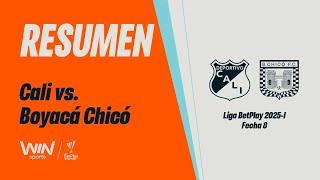 Cali vs. Boyacá Chicó (resumen) | Liga BetPlay Dimayor 2025-I | Fecha 8