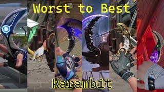 Every Karambit Knife on VALORANT Ranked Worst to Best