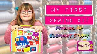 Making An Elephant Stuffy || Alex My First Sewing Kit || Bea TV Crafts