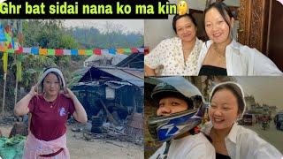 gau dhki sedai nana ko ma @SunitaRaiShrestha after long time paxe nana mero vlog️