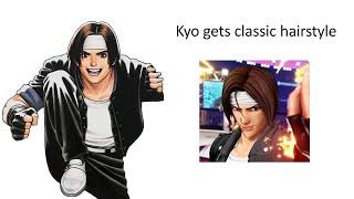 Kyo Kusanagi becomes uncanny (reacts to KOF XV)