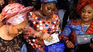 OONI OF IFE SISTER PRINCESS ADESOLA & TK FASHION OVER SPRAY MONEY ON  PRINCE FEYISHA KUKU