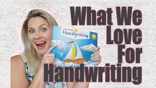 WHAT WE LOVE FOR HANDWRITING | Zaner-Bloser For Handwriting In Our Homeschool Easy To Use How To Vid