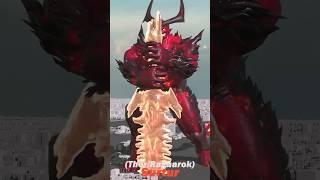 Surtur Thor Ragnarok - 3D Animation #surtur #marvel #monsterverse #realsizecomparison #asmr