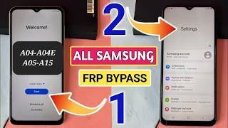 All Samsung Galaxy FRP Bypass 2025|A04-A04E-A05-A15-A24 Andriod 14 Ul 6.1 Binary U7 Frp Unlock Easy.