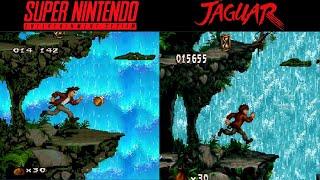 All Jaguar Vs SNES Games Compared Side By Side