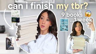 can i finish my monthly TBR?  april edition