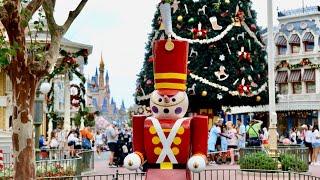 Magic Kingdom 2024 Christmas Decorations & Merchandise in 4K | Walt Disney World November 2024