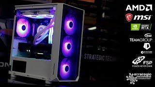 Tecware Forge M White with RTX 3060Ti Gaming PC