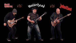 Motorhead VS Iron Maiden VS Judas Priest (Guitar Riffs Battle)