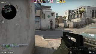 CSGO DUST11 When holding A goes well