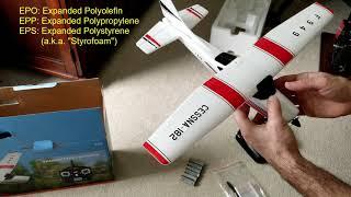 WLtoys F949 3CH 2.4G Cessna 182 Micro RC Airplane RTF – Review Part 1: Unboxing and Setup