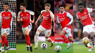 Ethan Nwaneri Thomas Partey Martin Odegaard Declan Rice Mikel Merino | Arsenal Midfield Generation