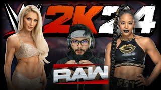 Charlotte Flair vs Bianca Belair - WWE RAW Netflix 01 Jan 2025 Gameplay