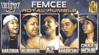 Motus Battle - AZ vs CHULA 1HOUR vs MARICHU vs MATINA vs AUBREY | FEMCEE ROYAL RUMBLE