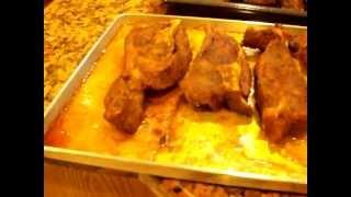getting ready for my fabulous bornday with some crazy ribs for dinner LOL