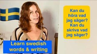 Förstår du vad jag säger? Lyssna - skriv - grammatik How to learn swedish med UNDERTEXTER/SUBTITLES