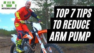 Top 7 Tips To Reduce Arm Pump | Team Motocross Advice