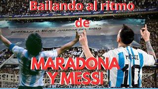 Danza de Campeones: Messi y Maradona juntos al Ritmo de Tango Milonga  en goles y gambetas