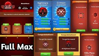 New Strikers Full Max||Without Gameplay Full Event Max New Trick||Blood Moon||#CarromPool|Trick