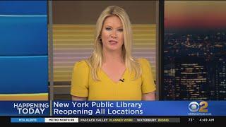 New York Public Library Reopening All Locations