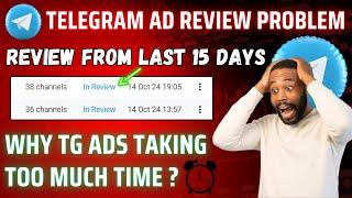 Telegram Ads In-Review Problem | Why TG Ads Taking Time to Get Active? Telegram Ads Explained 