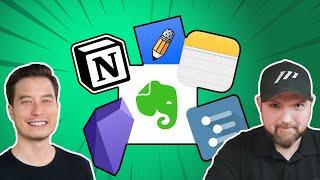 Best Note Taking App 2022 | Survey Comparison Tiago Forte vs Tom Solid