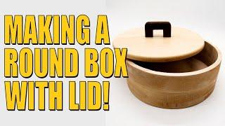 Making A Round Box With Lid