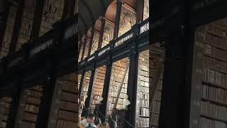 Visiting the Long Room @ Trinity College #shorts #harrypotter #travel #library #trinitycollegedublin