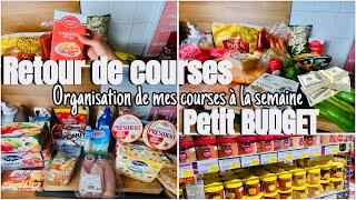 Retour de courses pour la semaine  Organisation courses Famille nombreuse ‼️ PETIT BUDGET