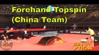 Chinese Forehand Topspin Technique with National Team