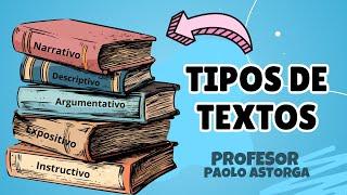 TIPOS DE TEXTOS | Narrativo, descriptivo, expositivo, argumentativo e instructivo