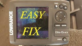 Lowrance GPS Fishfinder shuts off and map review