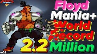 Streets of Rage 4 Floyd World Record Score Arcade Mania+ 2.2 Million | v8 dlc update