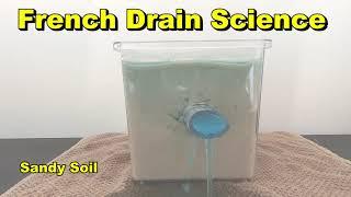 French Drain Science   Saturation and Flow