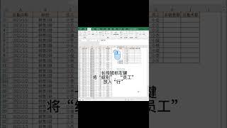 Excel 0公式快速实现数据自动化​⁠