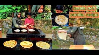 kerala porotta recipe./how to make kerala soft layered porotta