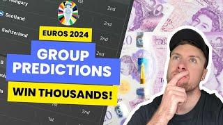 Euro 2024 Group Betting Predictions | MASSIVE RETURNS - WIN THOUSANDS!