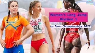 Women's Long Jump Division 1, European Athletics Team Championships 2023