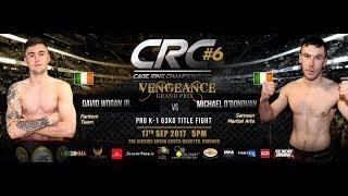 CRC 6 - Pro K-1 63kg Title Fight Announcement Michael O'Donovan (Samson Martial Arts)