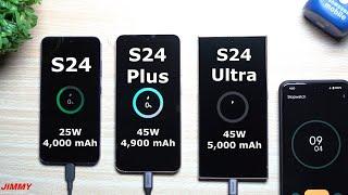 First to Fully Charge? - Charging The Entire Galaxy S24 lineup to 100%