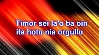 Timor sei La'o ba Oin - Karaoke (Lafaek Mutin)