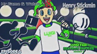 Mr Game & Watch Vs Henry Stickmin - Luigi Fan Beatbox Battles Season 2