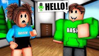 I Made BASH Reveal HIS VOICE In Roblox Brookhaven!!