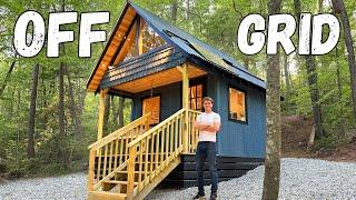 I Built an OFF GRID cabin in the woods