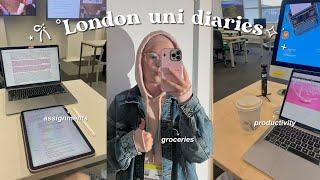 Uni vlog: reading week, grocery shopping, living alone, classes, productivity & tafakkur session.