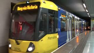 Manchester Metrolink Yellow Line Trams | Manchester Piccadilly | Bury