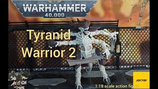 Warhammer40k Tyranids Hive Fleet Leviathan Tyranid Warrior 2 1:18 scale action figure by Joytoy