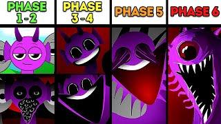 Phase 1 VS Phase 2 VS Phase 3 VS Phase 4 VS Phase 5 VS Phase 6 in Incredibox Sprunki!